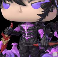 Image 4 of SUNG JIN-WOO SHADOW MONARCH SOLO LEVELING CUSTOM FUNKO POP