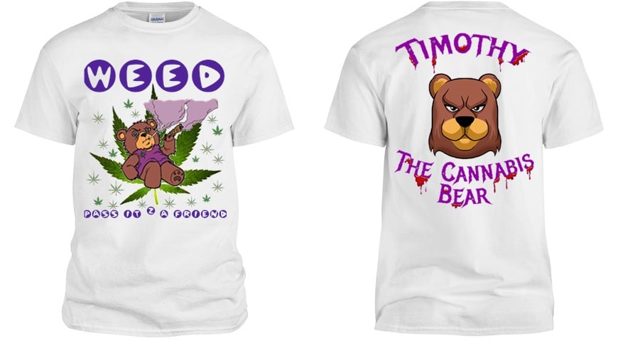 Image of Timothy The Cannabis Bear Old school 
