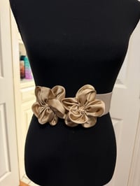 Image 3 of Fashion Women’s Bowknot Elastic Wide Stretch Waist Belt