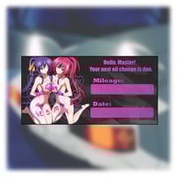 Image 3 of Anime Oil Change Stickers | DxD | Rezero | Teen Titans | Fate Stay night | DanDanDan | Konosuba