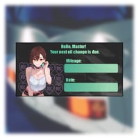 Image 5 of Anime Oil Change Stickers | DxD | Rezero | Teen Titans | Fate Stay night | DanDanDan | Konosuba