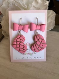 Image 2 of Heart Concha Earrings