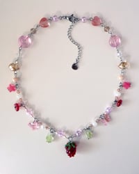 Image 2 of Raspberry Fairy Necklace