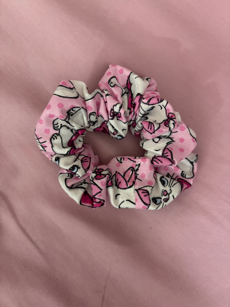 Image of White Kitten Scrunchie