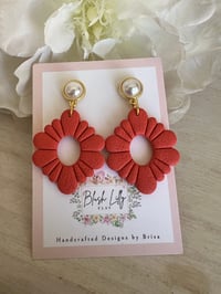 Image 1 of Citlali Earrings in Coral