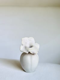 Image 1 of Floral Fluted Bud Vase 
