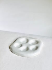 Image 1 of White Bubble Snack and Condiment Tray