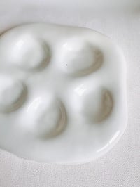 Image 2 of White Bubble Snack and Condiment Tray