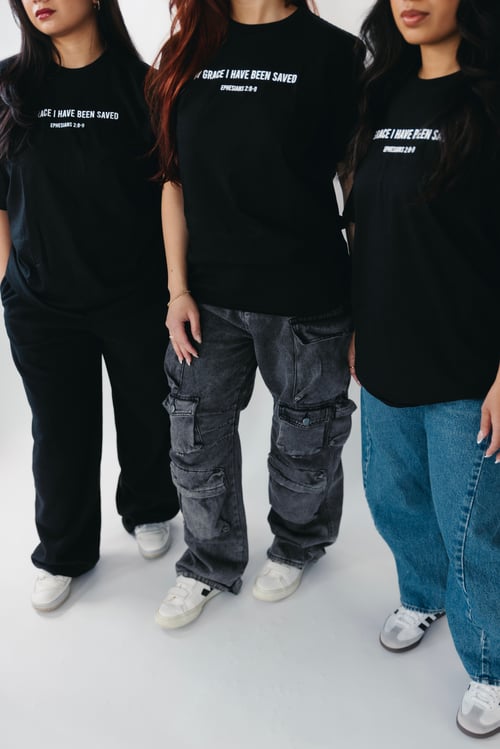 Image of CROWN OF THORNS TEE (BLACK)