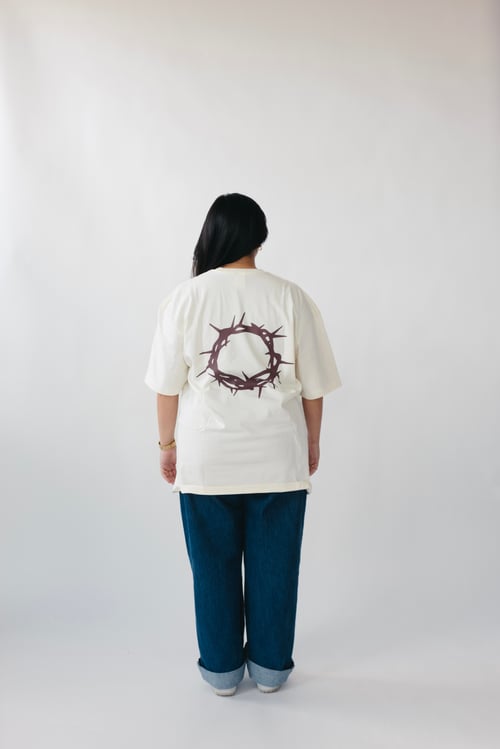 Image of CROWN OF THORNS TEE (OFF-WHITE)