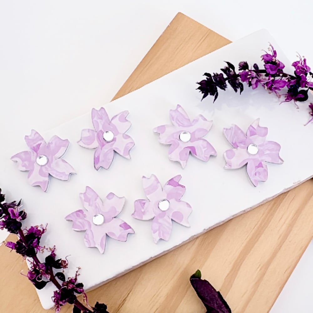 Image of 'Lilac Fields' Wildflower Studs