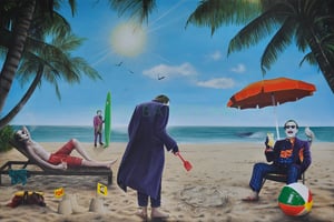 Image of ARKHAM BAY - ORIGINAL PAINTING