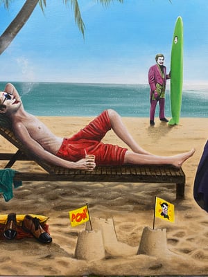 Image of ARKHAM BAY - ORIGINAL PAINTING