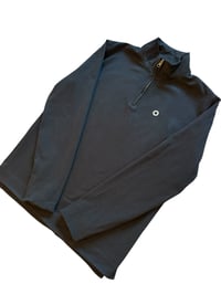 Image 2 of Barr Pique 1/4 Zip in Black 