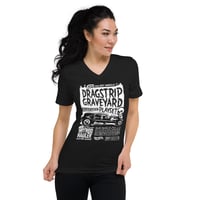 Image 2 of Dragstrip Graveyard Unisex Short Sleeve V-Neck