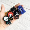 Ruby Gloom Acrylic Charms