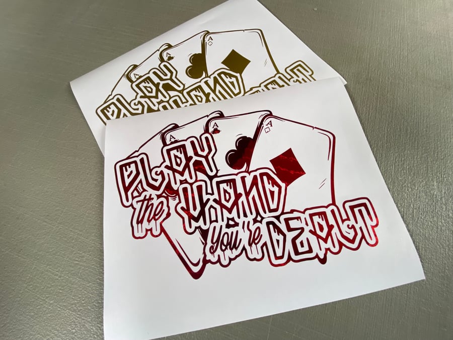 Image of 10" Aces Decal