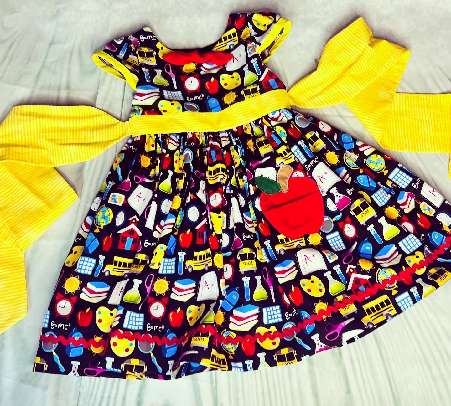 Image of Back to School Apple dress