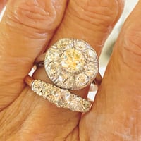Image 5 of FIVE DIAMOND RING c.1910