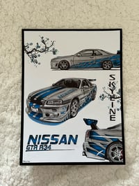 Image 2 of Nissan skyline gtr r34 🩵 ⋆⭒˚.⋆