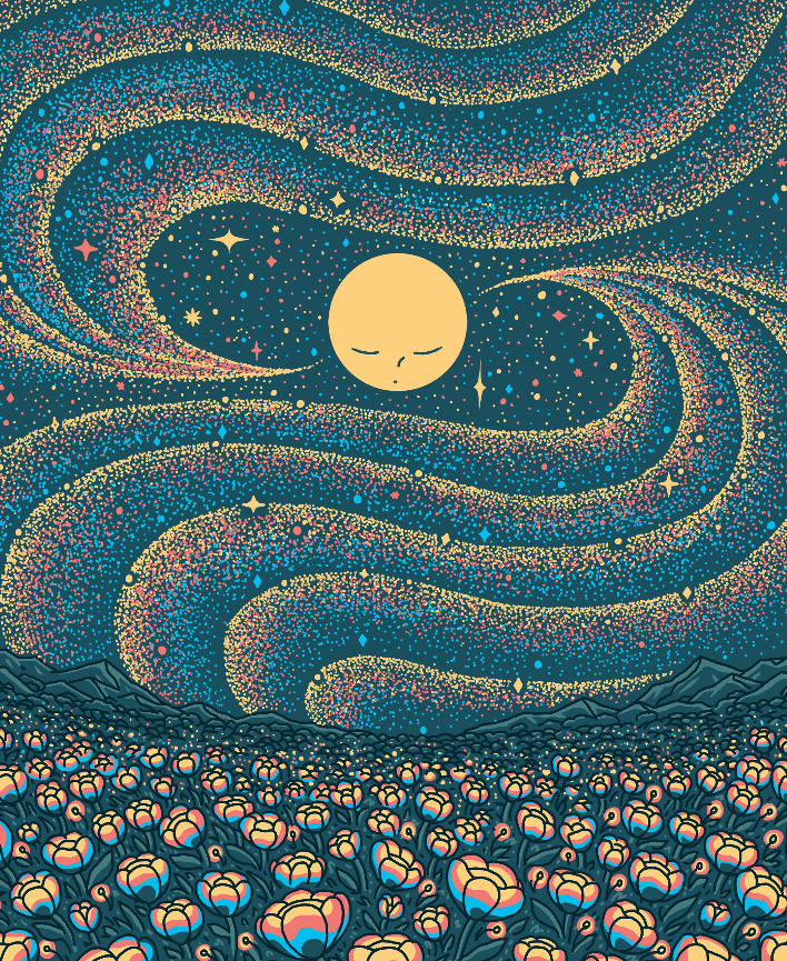 Image of "Moonlet" Print