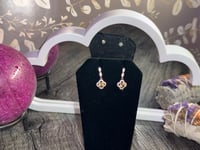 Image 3 of Citrine and Diamond Dangle Earrings