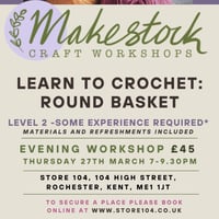 Image 1 of Learn to Crochet - Round Basket