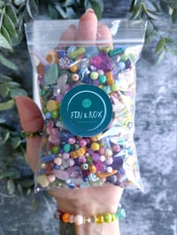Image 2 of 350g Luxury Czech Glass/Gemstone Bead Mix