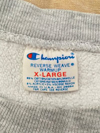 Image 8 of 80s CHAMPION REVERSE WEAVE S/S NAVY SWEATSHIRT