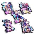 Image 1 of Holographic KTA Collab Stickers!