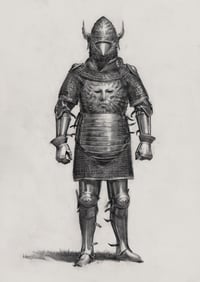 Large Knight Bandit Print
