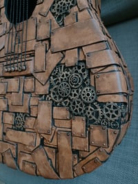 Image 5 of HANDMADE STEAMPUNK MIXED MEDIA GUITAR
