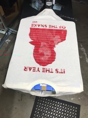 Image of YEAR OF THE SNAKE Tee (red)
