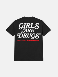 Image 1 of GIRLS ARE DRUGS® TEE - BLACK & WHITE