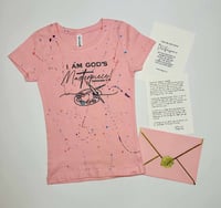 Image 1 of Girls T-Shirt with personalized Letter