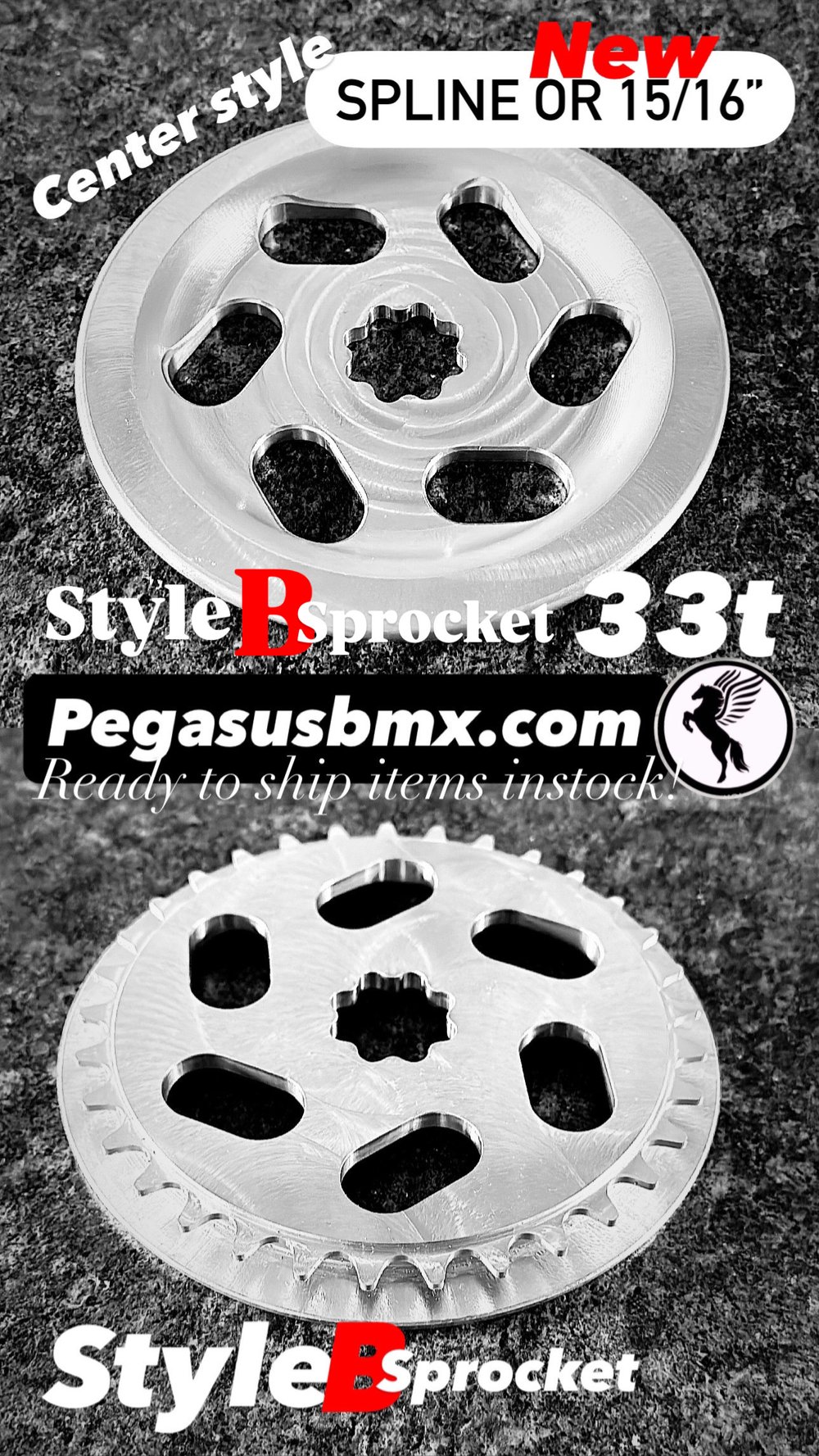 Sprocket style B
