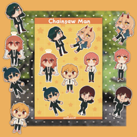 Image 1 of Chainsaw Sticker Sheet