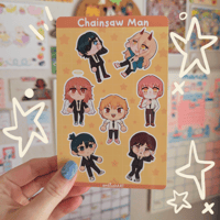 Image 2 of Chainsaw Sticker Sheet