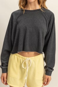 Image 6 of Laid Back Crop Sweatshirt