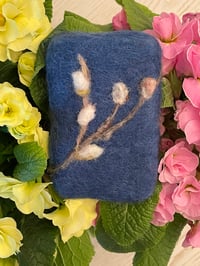 Image 2 of European Robin / Pussy Willows