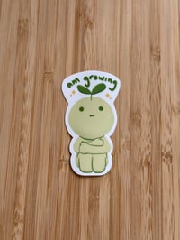 Image 3 of Growing Smiski / Watering Smiski Stickers - Waterproof & Glossy