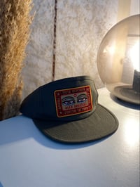 Image 4 of Green 5 panel cap 