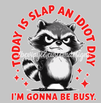 Image 2 of Slap An Idiot Day Decal