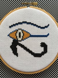 Image 2 of Egyptian Pharaohs Eye Cross Stitch Pattern PDF 