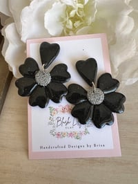 Image 4 of Petal Earrings (multiple colors available)