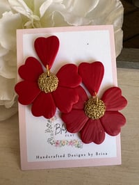 Image 6 of Petal Earrings (multiple colors available)