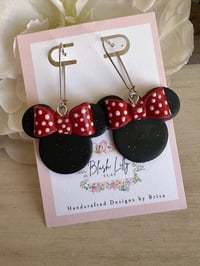 Image 2 of MINNIE Inspired Earrings