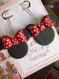 Image 1 of MINNIE Inspired Earrings