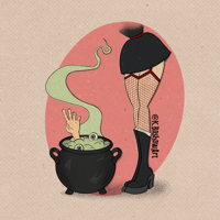 Image of Maneater 8x8 Print