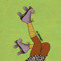 Image of Skate Babe 8x8 Print